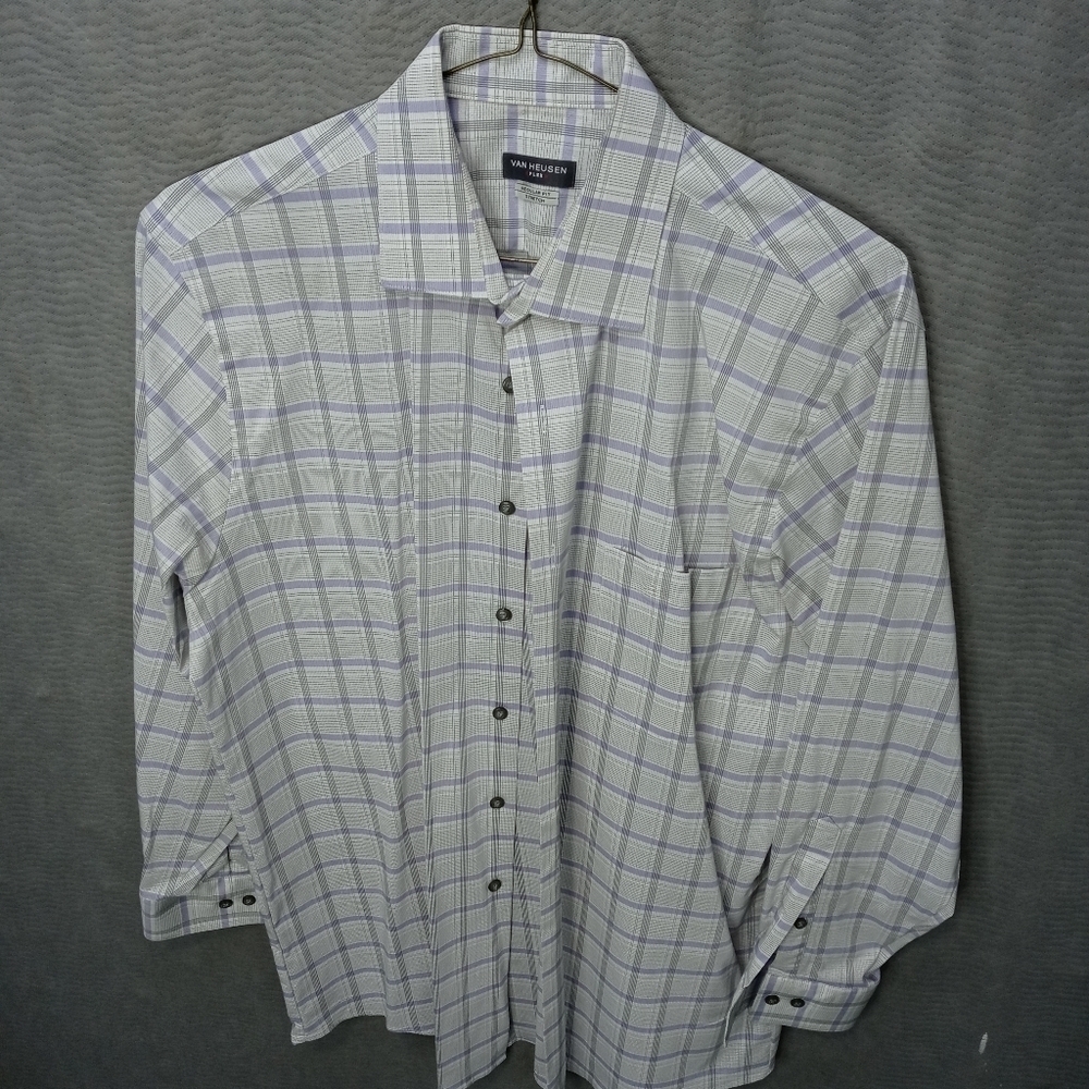Van Heusen men's button front long sleeve dress sh